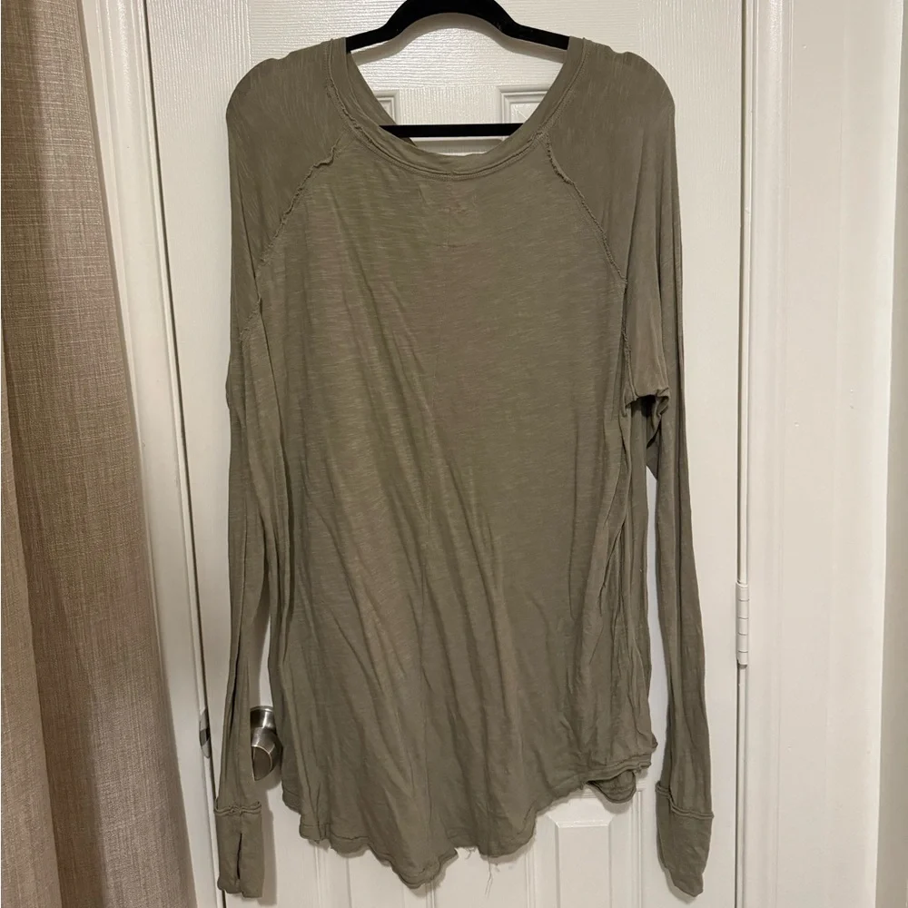 Free People We the Free Arden Extra Long Cotton Top - Picture 3 of 6